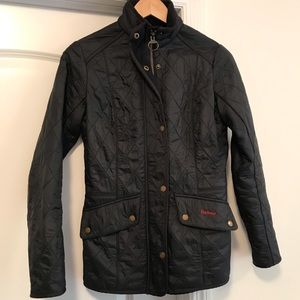 Barbour Womens Cavalry Polarquilt Jacket, Navy